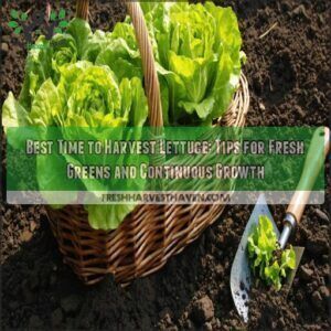 best time to harvest lettuce