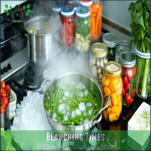 Blanching Times