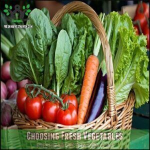 Choosing Fresh Vegetables