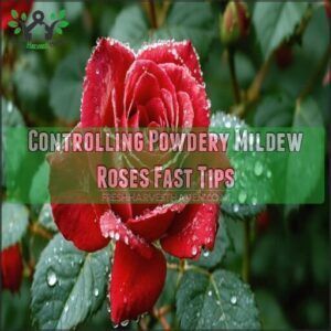 controlling powdery mildew roses