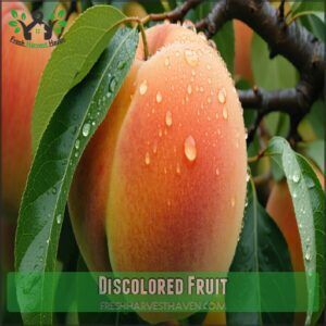 Discolored Fruit