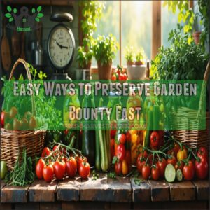 easy ways to preserve garden bounty