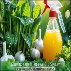 Garlic and Mineral Oil Spray