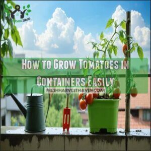 how to grow tomatoes in containers