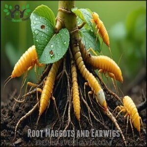 Root Maggots and Earwigs