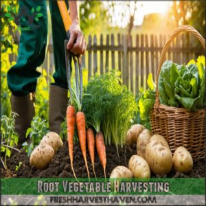 Root Vegetable Harvesting