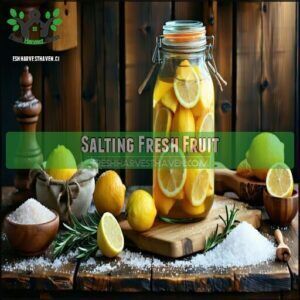 Salting Fresh Fruit