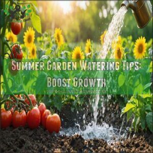 summer garden watering tips