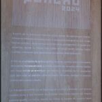 there is a sign on the wall that says it is a barcode