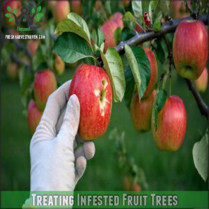 Treating Infested Fruit Trees