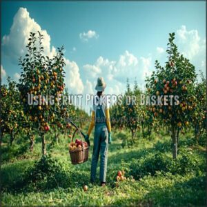 Using Fruit Pickers or Baskets