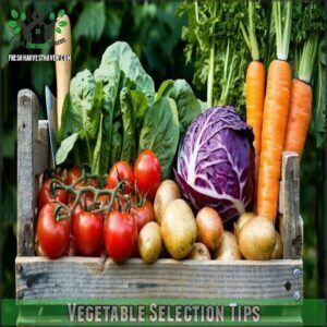 Vegetable Selection Tips