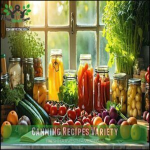 Canning Recipes Variety