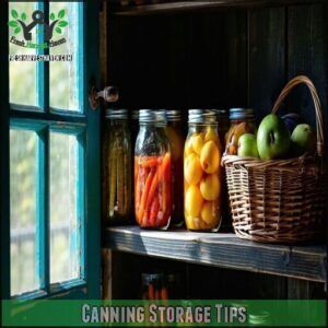 Canning Storage Tips