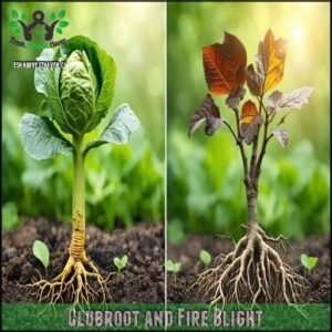 Clubroot and Fire Blight