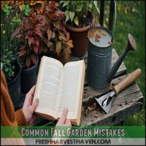 Common Fall Garden Mistakes