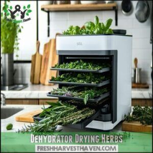 Dehydrator Drying Herbs