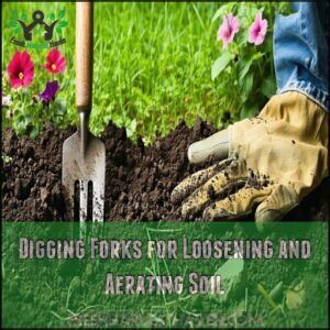 Digging Forks for Loosening and Aerating Soil