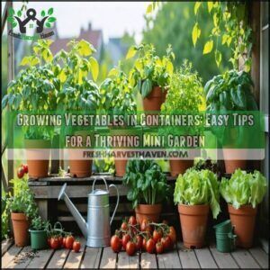 growing vegetables in containers