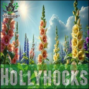 Hollyhocks