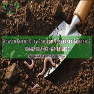 how to amend clay soil for vegetable garden