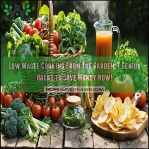 low waste cooking from the garden