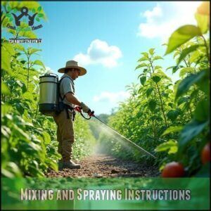 Mixing and Spraying Instructions