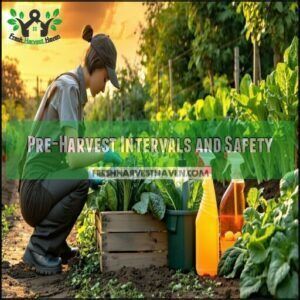 Pre-Harvest Intervals and Safety