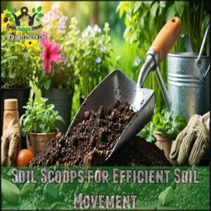 Soil Scoops for Efficient Soil Movement