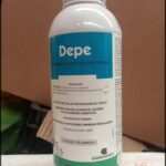 there is a bottle of depee sitting on a table