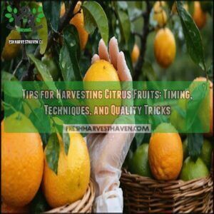 tips for harvesting citrus fruits