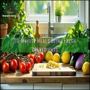 30-Minute Meals Using Fresh Ingredients