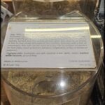 A display of Australian seasonings, including salt, sugar, and ginger.
