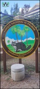 A sign for Parque Nacional Palmar is shown.