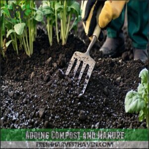 Adding Compost and Manure