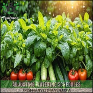 Adjusting Watering Schedules