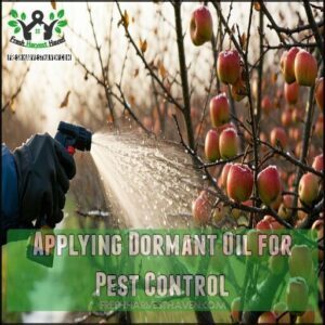 Applying Dormant Oil for Pest Control