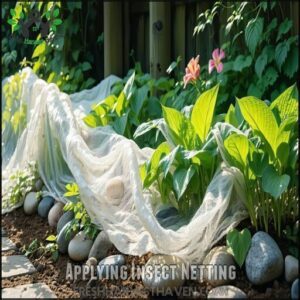 Applying Insect Netting