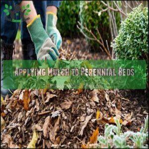 Applying Mulch to Perennial Beds