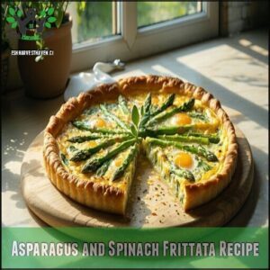 Asparagus and Spinach Frittata Recipe