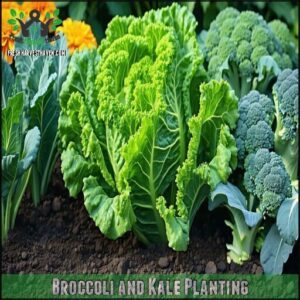 Broccoli and Kale Planting
