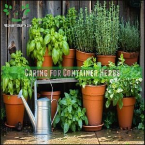 Caring for Container Herbs