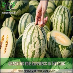 Checking for Ripeness in Melons