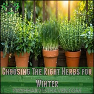 Choosing The Right Herbs for Winter
