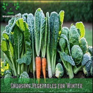 Choosing Vegetables for Winter