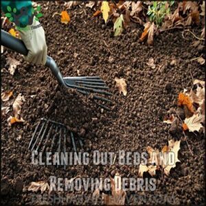 Cleaning Out Beds and Removing Debris