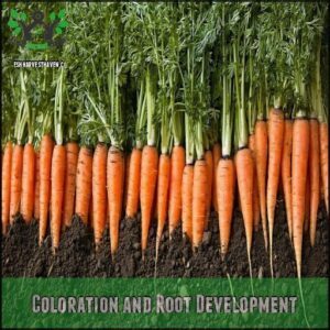 Coloration and Root Development