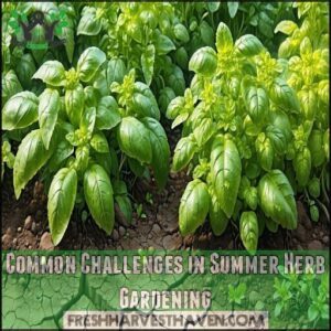 Common Challenges in Summer Herb Gardening