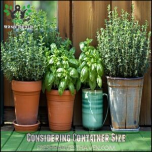 Considering Container Size