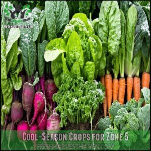 Cool-Season Crops for Zone 5